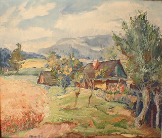 HÁJEK R.M. - Roubenky v letní krajině