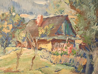 HÁJEK R.M. - Roubenky v letní krajině