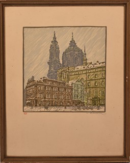 Vladislav Röhling (1878 - 1949) - Malostranské náměstí