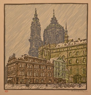 Vladislav Röhling (1878 - 1949) - Malostranské náměstí