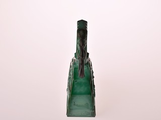Art deco malachitový flakon - Jablonec
