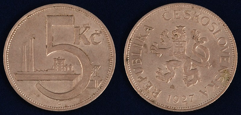5 Koruna 1927