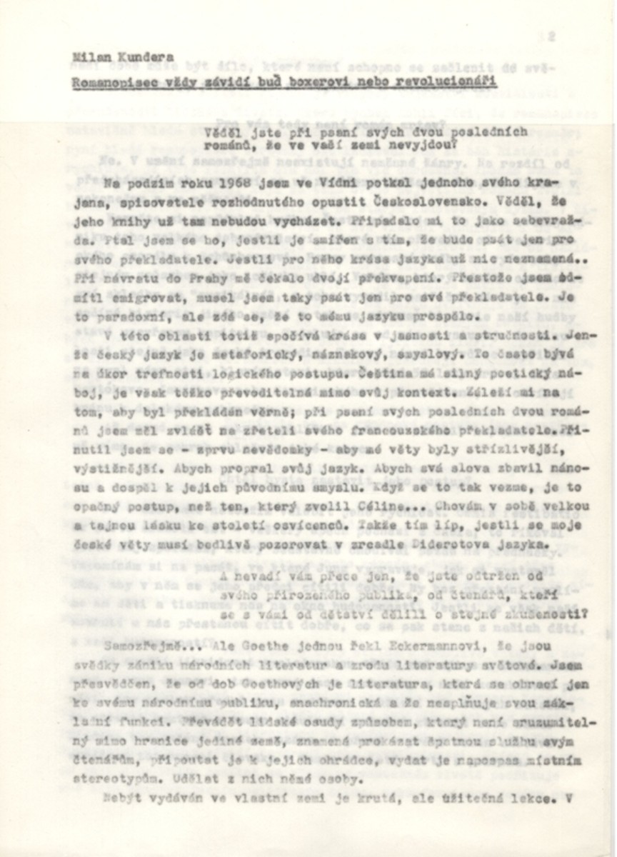 Milan Kundera
