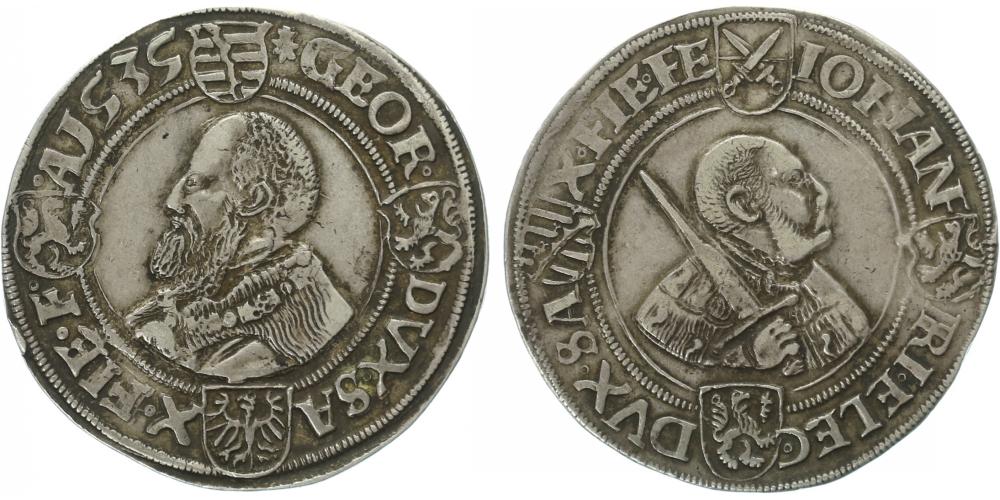 Sasko, Johann Friedrich a Georg, 1534 - 1539