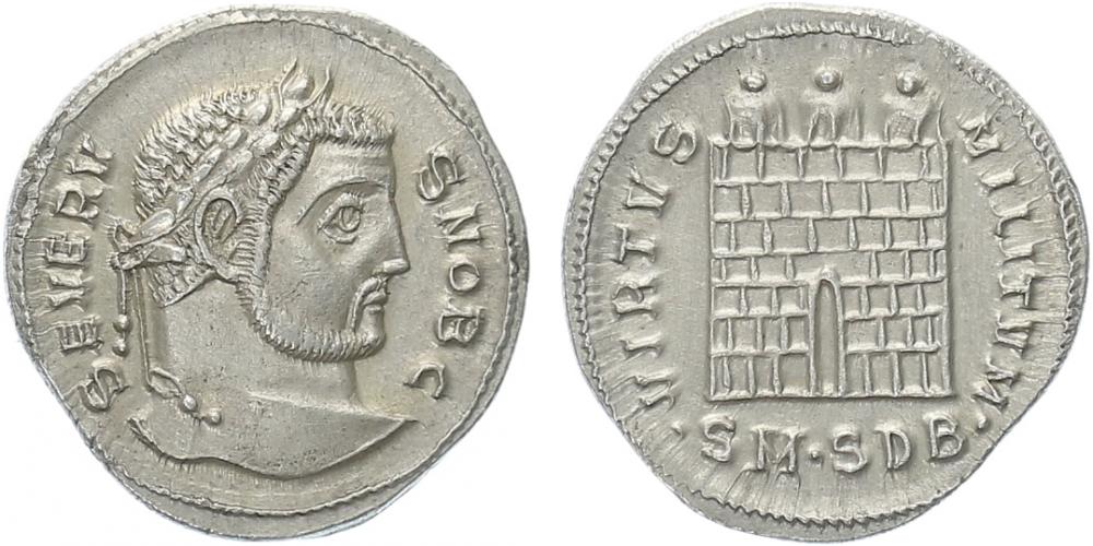 Severus II. - jako caesar, 305 - 306