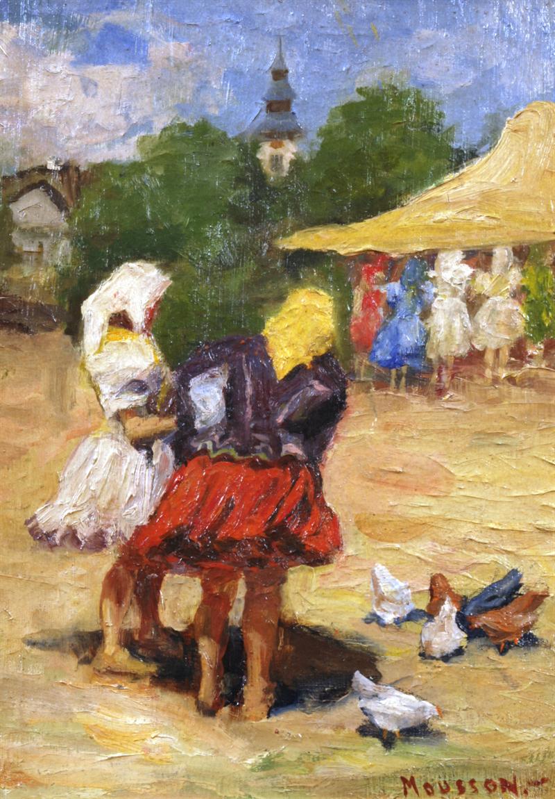Na trhu - Mousson Jozef Theodor