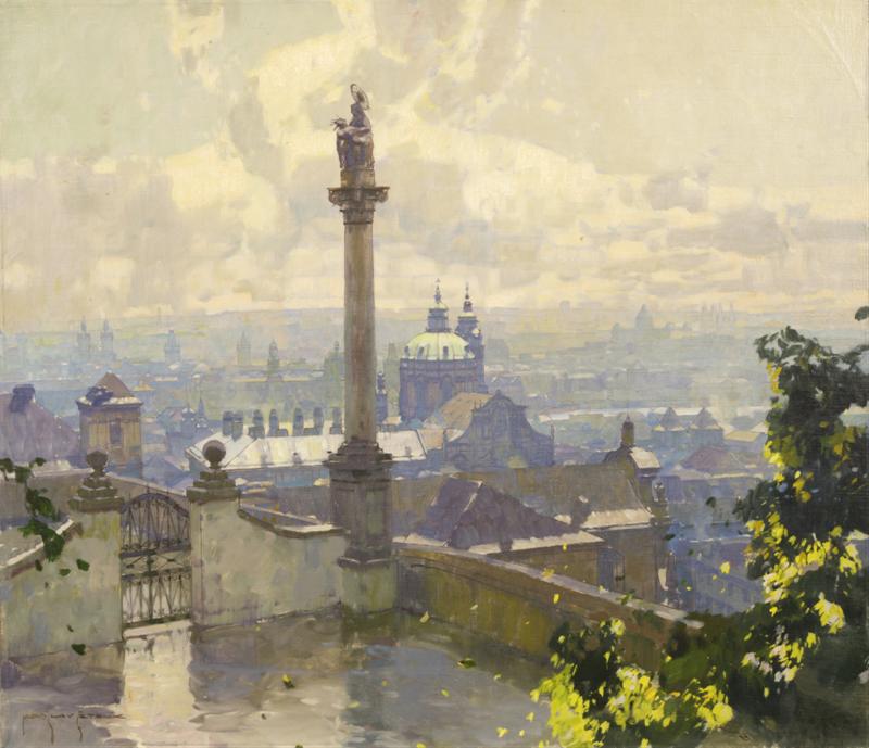 Pohled na Chrám sv. Mikuláše - Šetelík Jaroslav