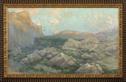 Západ slunce nad horami - Engelmüller Ferdinand