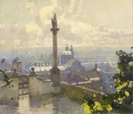 Pohled na Chrám sv. Mikuláše - Šetelík Jaroslav