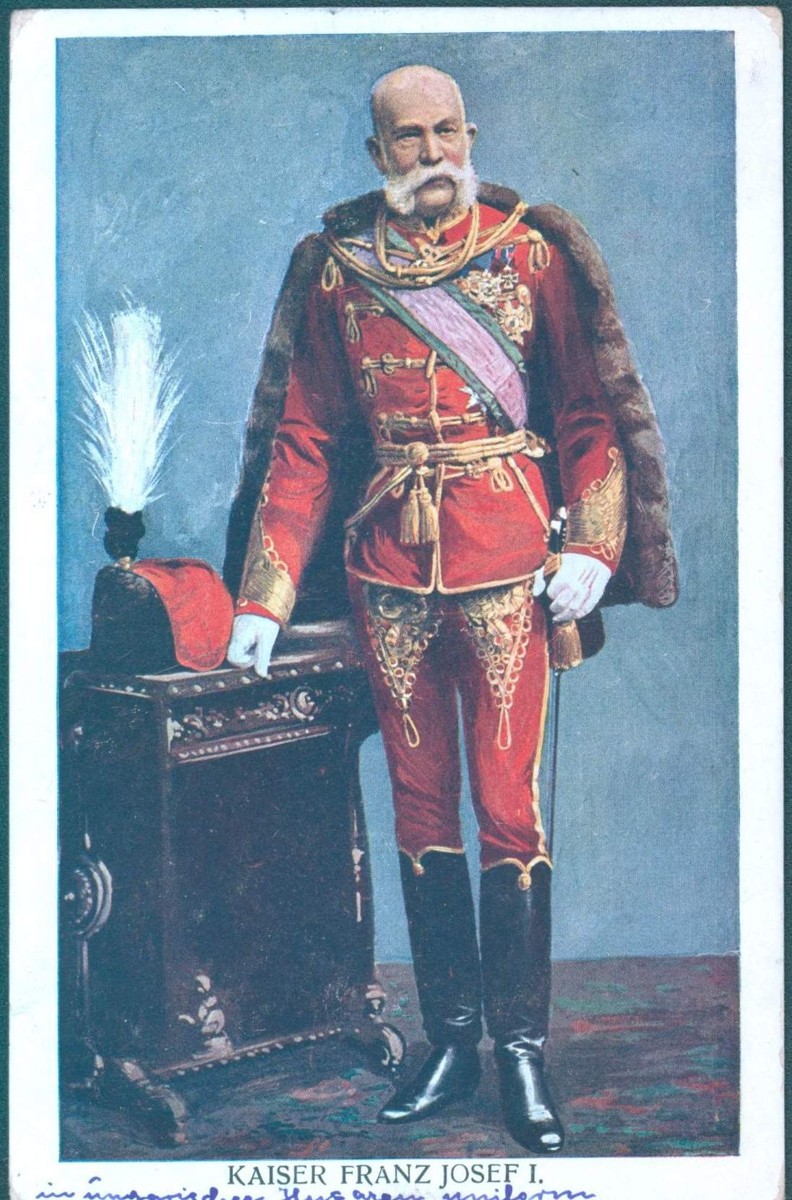 Franz Josef I. a ostatní pohlednice