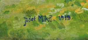 Mikš Josef "Joža" ( 1901 - 1966), Kvetoucí stromy u chalupy