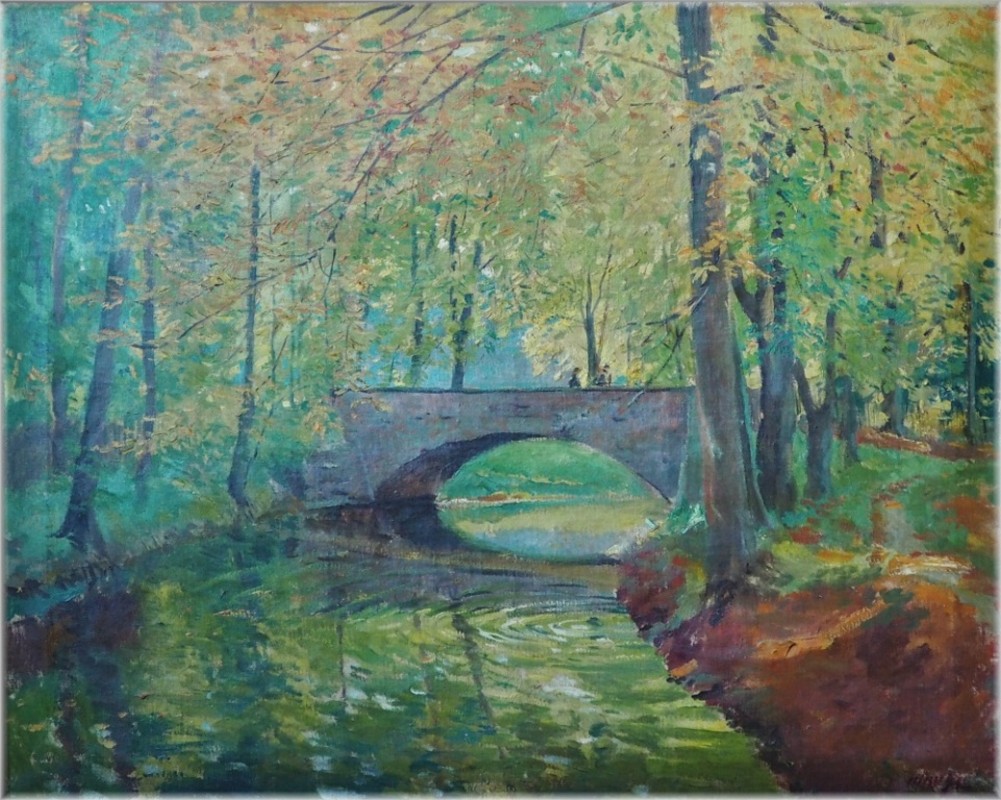 Hlavsa Oldřich (1889 - 1936), Řeka u mostu