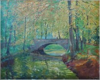 Hlavsa Oldřich (1889 - 1936), Řeka u mostu
