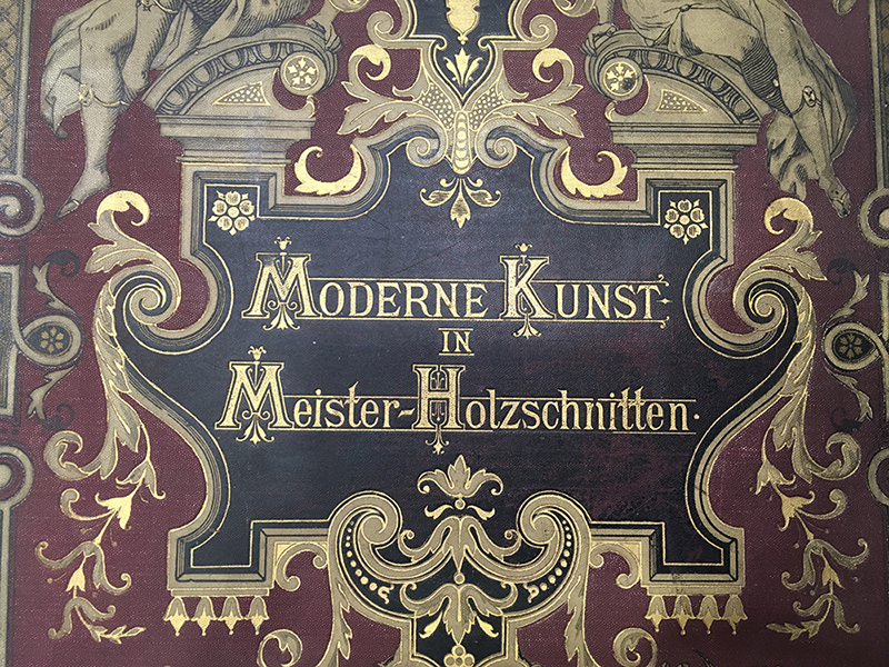 Moderne Kunst in Meister-Holzschnitten
