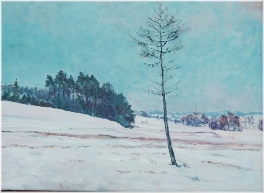 Kaván František (1866 - 1941), Osamělý strom v zimě