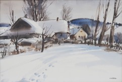 Odvárka Jan (1943 - ), Zima na vsi 