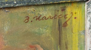 Mareček Bohumil (1884 - 1962), V divadelní šatně