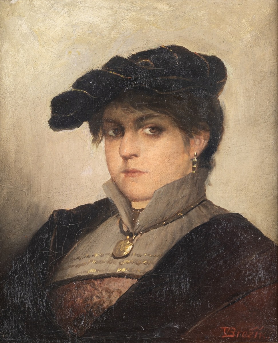 Brožík Václav (1851 - 1901), Portrét šlechtičny