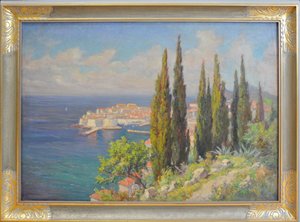 Cína - Jelínek František (1882 - 1961), Pohled na Dubrovník