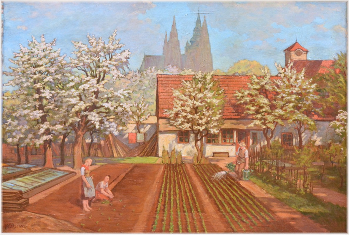 Kostial Karel (1878-1943), Zahradnictví na pražském Petříně