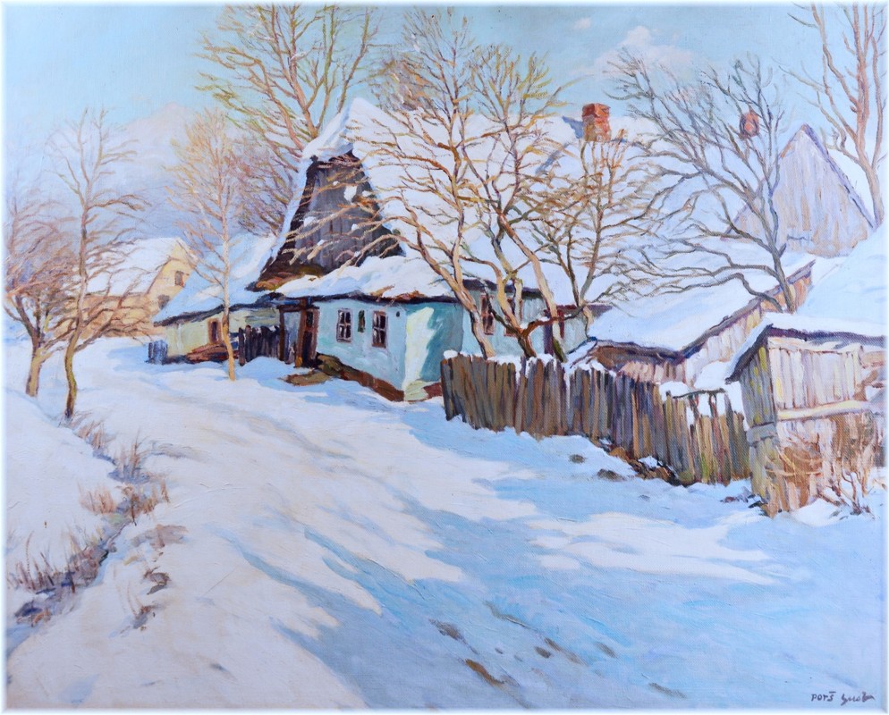 Porš Gustav (1888 - 1955), Zima v Olešnici
