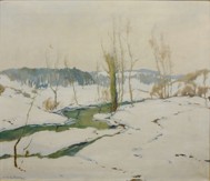Janeček Pardubský Alois (1894 - 1974), Zima na potoce