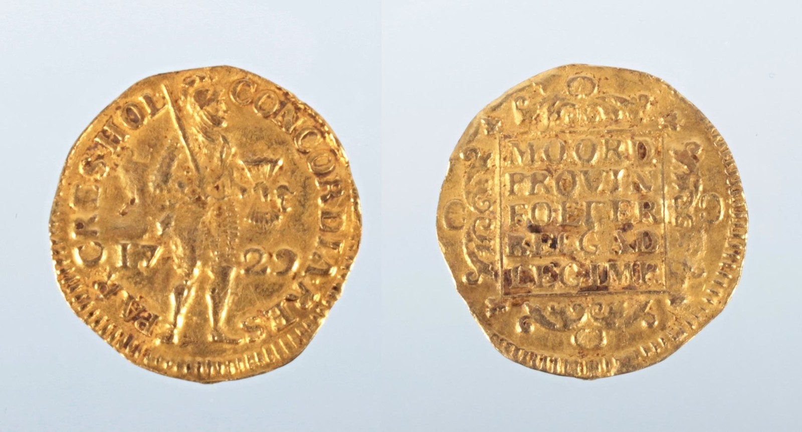 Zlatá mince: dukát 1729