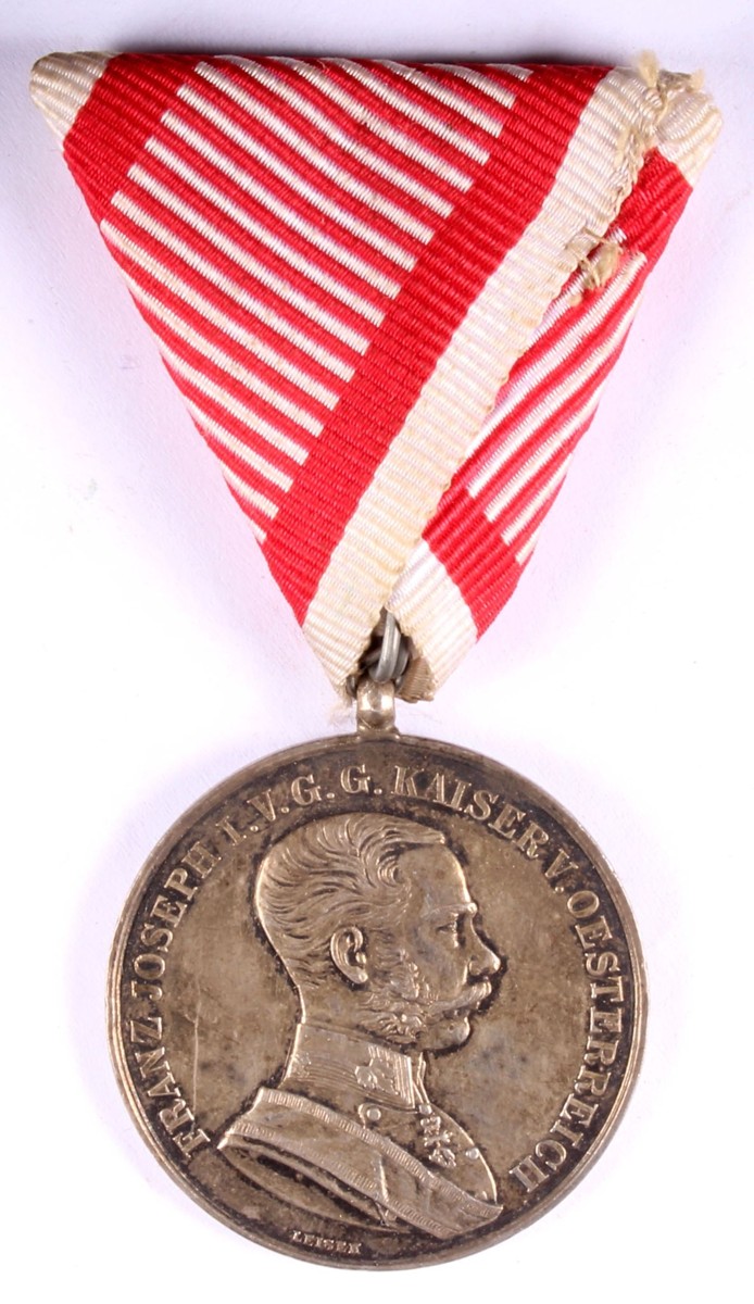 Stříbrná medaile DER TAPFERKEIT 40 mm