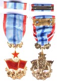 Řád rudého praporu práce ČSSR s originální etui