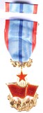 Řád rudého praporu práce ČSSR s originální etui