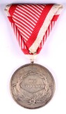 Stříbrná medaile DER TAPFERKEIT 40 mm