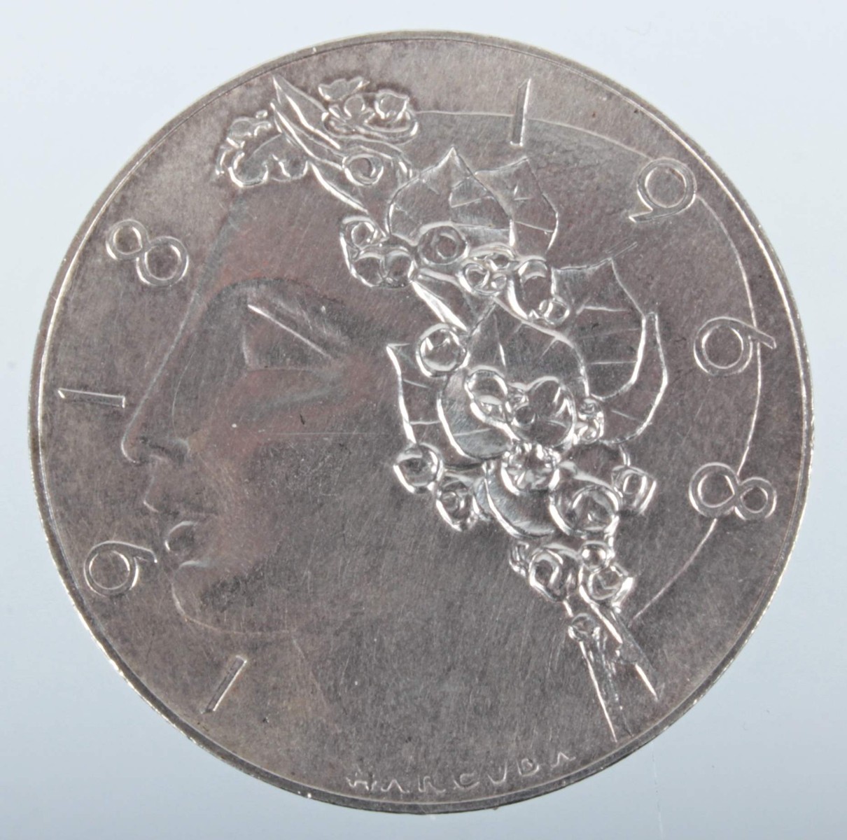 Stříbrná mince: 50 Kč 1968