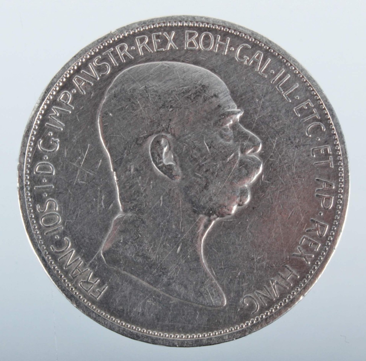 Stříbrná mince: 5 Koruna 1909 – Marschall