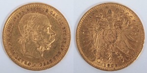 Zlatá mince: 10 Koruna 1905