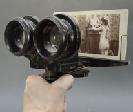 Stereoskopické kukátko a soubor fotografií
