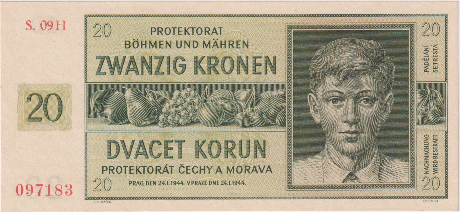 Protektorát Čechy a Morava, 1939 - 1945