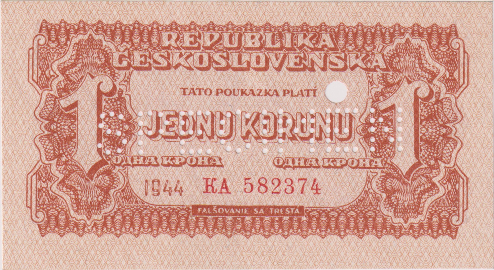 Republika Československá, 1944-1945