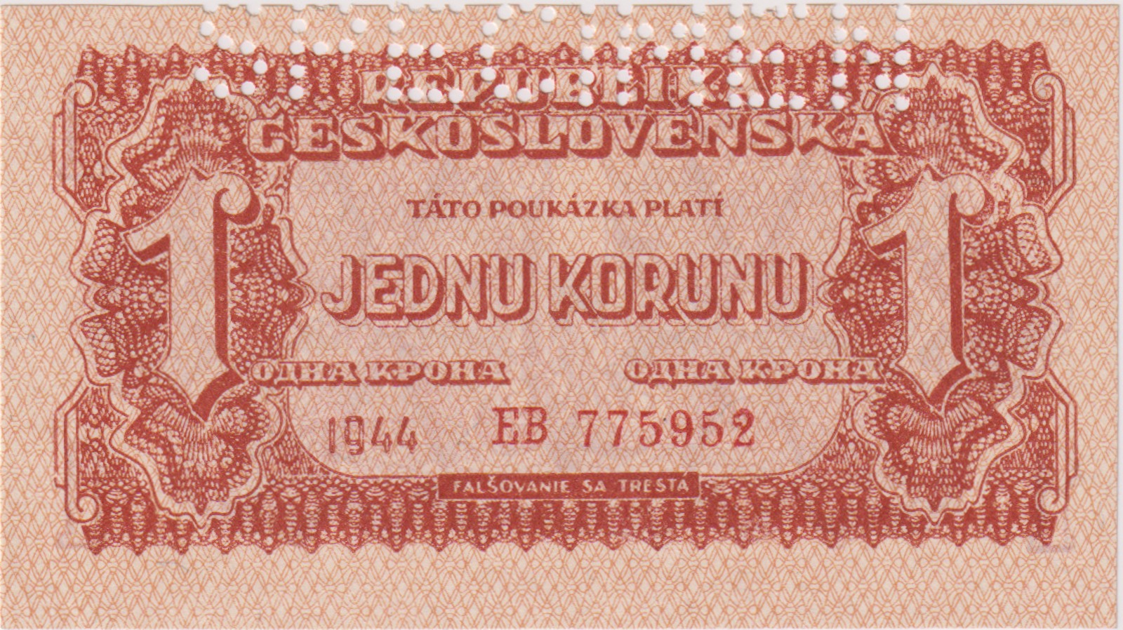 Republika Československá, 1944-1945