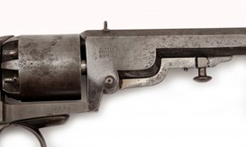 Perkusní revolver Deprez-Joassart  v kazetě