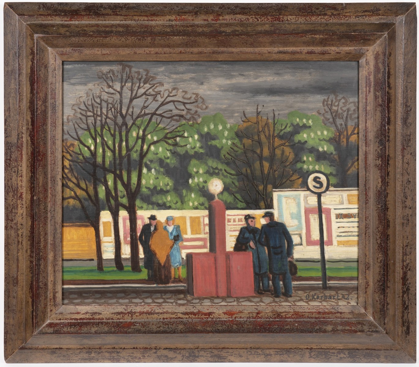 OLDŘICH KERHART 1895 - 1947 - NA ZASTÁVCE