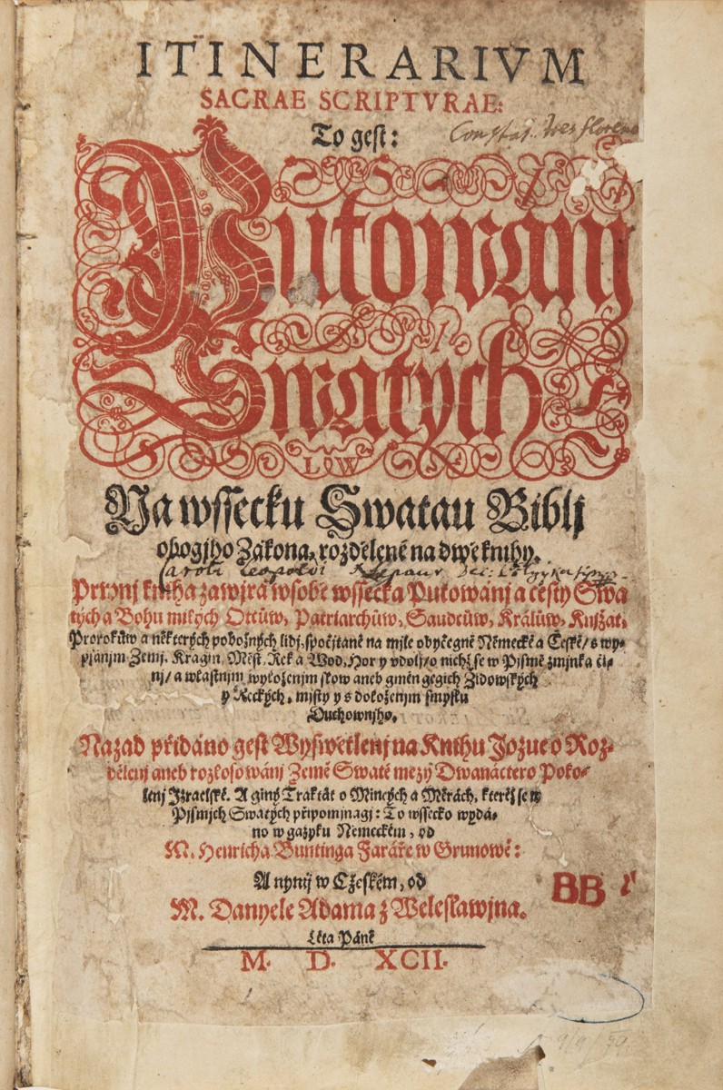 DANIEL ADAM Z VELESLAVÍNA 1546 - 1599 - PUTOVÁNÍ SVATÝCH