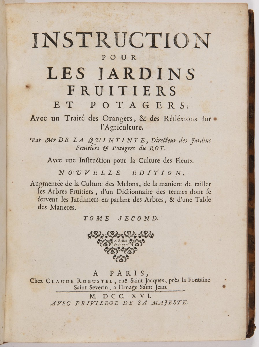 JEAN-BAPTISTE DE LA QUINTINYE 1626 - 1688 - PŘÍRUČKA PRO ZAHRADNÍKY