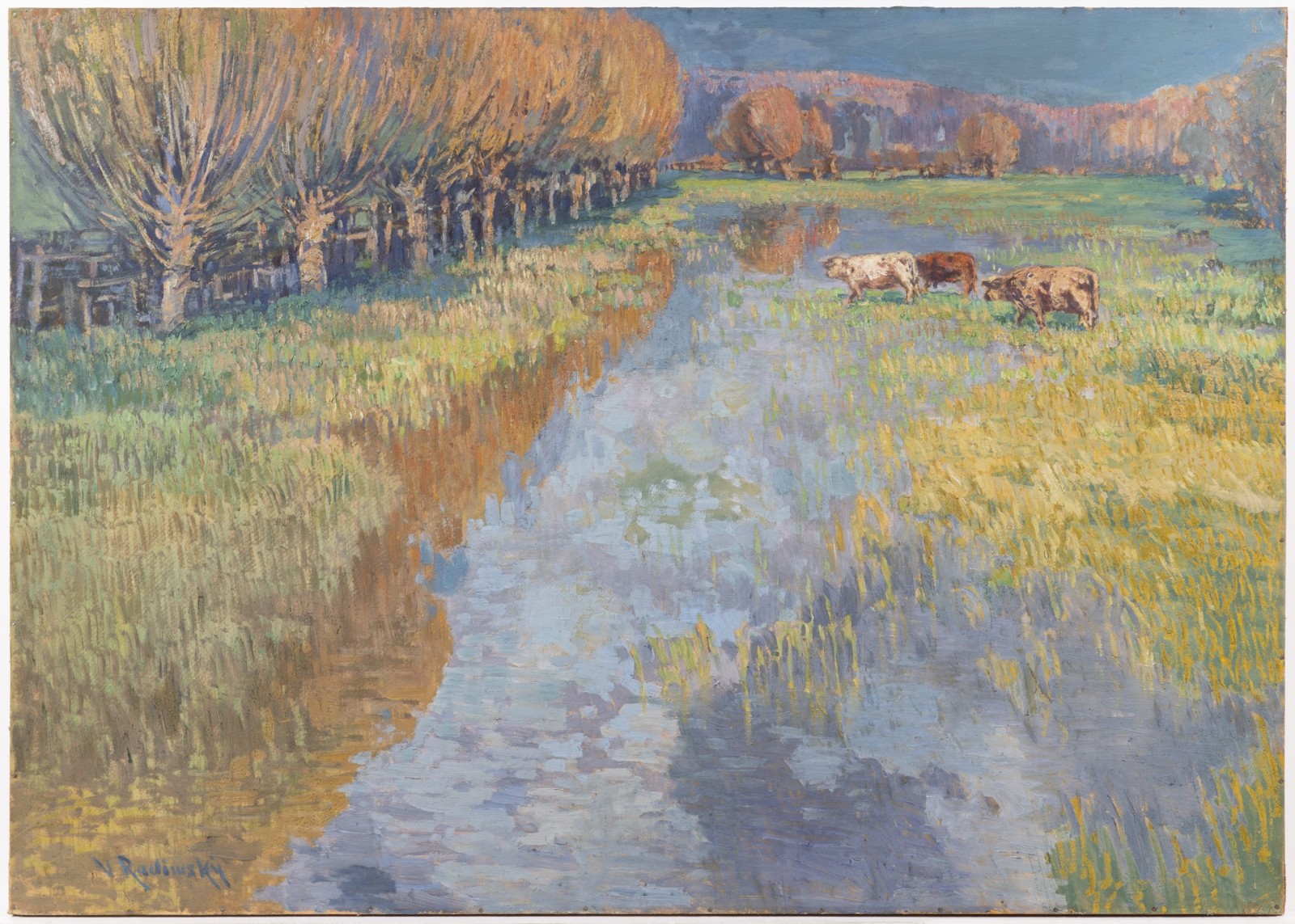 VÁCLAV RADIMSKÝ 1867 - 1946 - MOTIV Z NORMANDIE