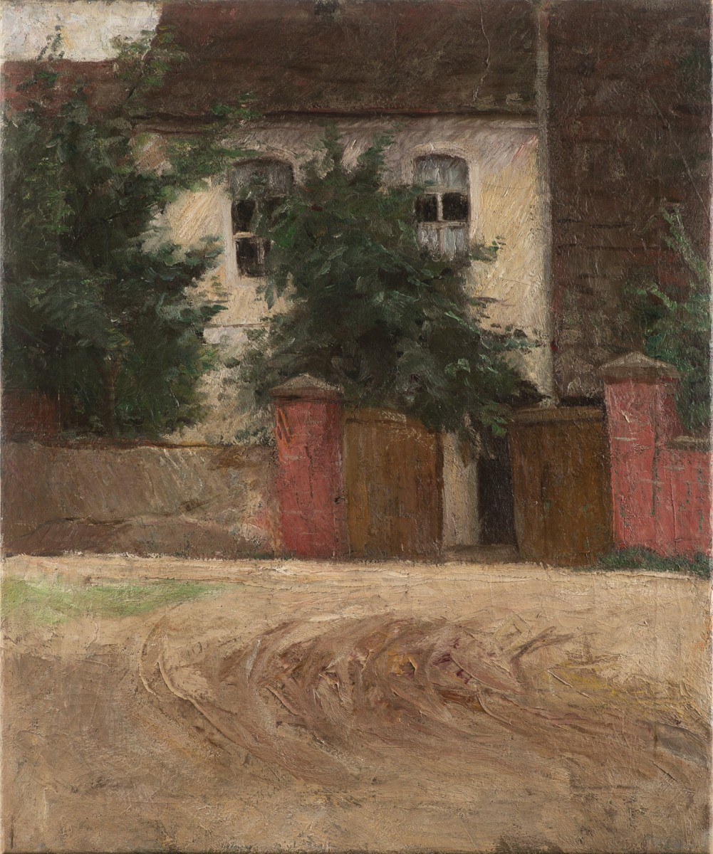 MILOŠ JIRÁNEK 1875 - 1911 - CESTA PŘED DOMEM