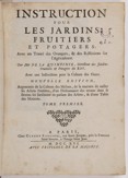 JEAN-BAPTISTE DE LA QUINTINYE 1626 - 1688 - PŘÍRUČKA PRO ZAHRADNÍKY