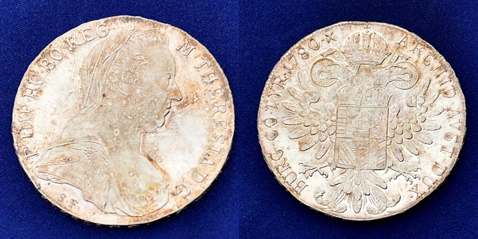 Stříbrný 1 Tolar 1780