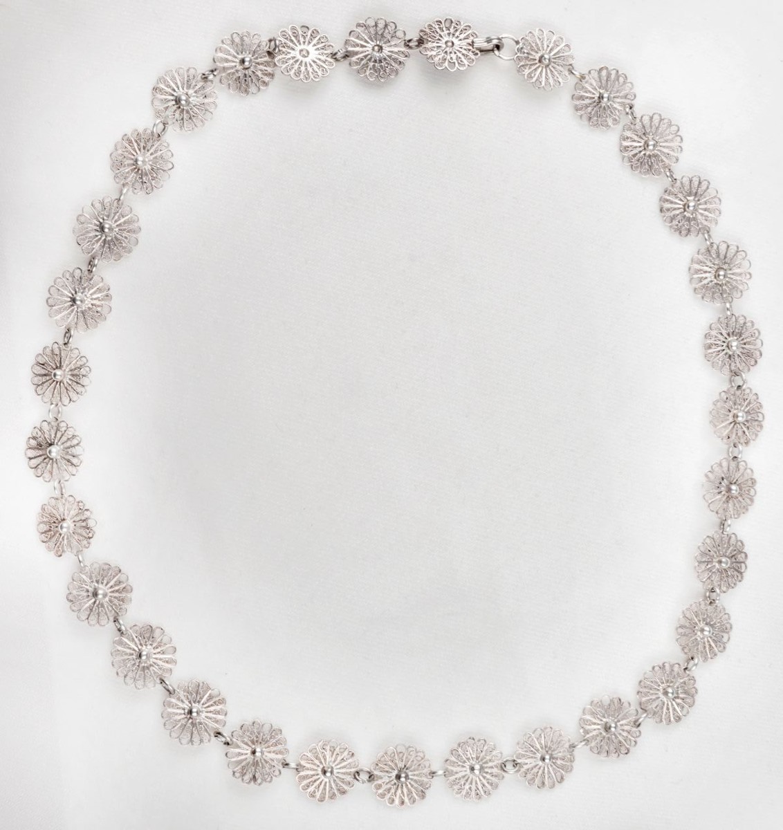 Stříbrný náhrdelník - filigrán