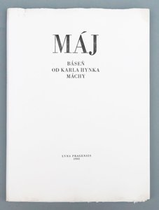 Bibliofilie "Máj, K. H. Mácha - 5 grafických listů Karel Demel"