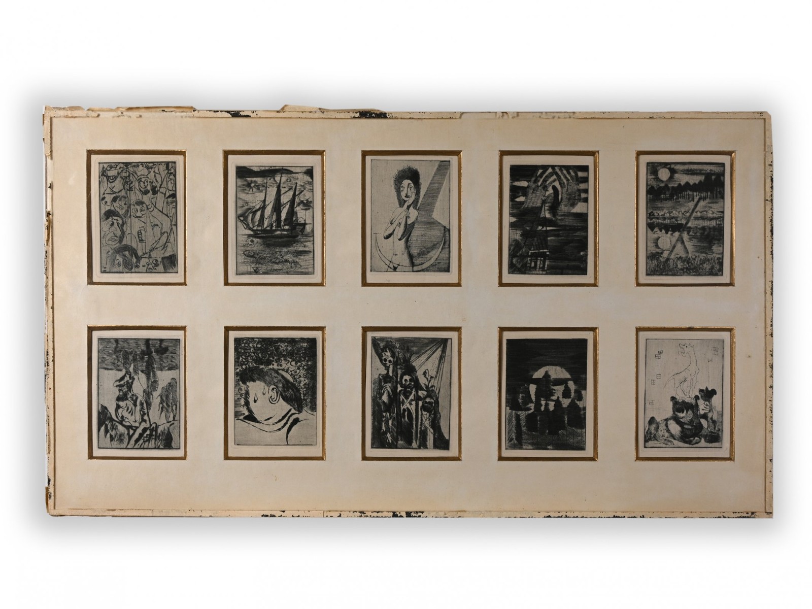 FRANTIŠEK TICHÝ 1896 - 1961 - ILUSTRACE K MSTIVÉ KANTILÉNĚ