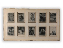 FRANTIŠEK TICHÝ 1896 - 1961 - ILUSTRACE K MSTIVÉ KANTILÉNĚ